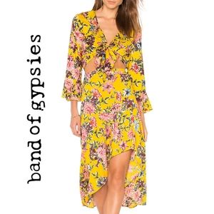 SOLD! Band of Gypsies Chrysanthemum Tie UpTop